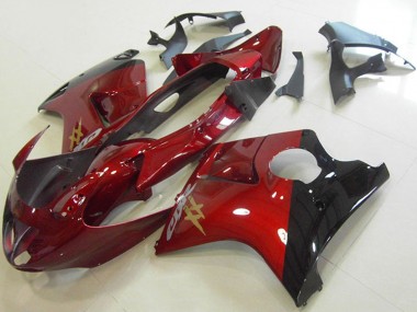 Carenagens Moto Honda CBR1100XX Blackbird 1996-2007 - Doce Vermelho Preto Brilhante