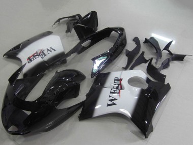Kit Carenagens Moto Honda CBR1100XX Blackbird 1996-2007 - Preto Brilhante Branco West