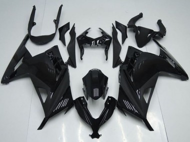 Carenagens Moto Kawasaki ZX300R 2013-2018 - Preto Brilhante