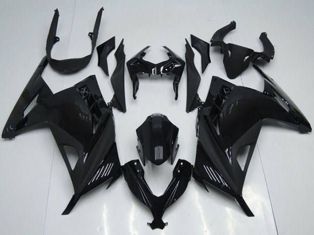 Carenagens Moto Kawasaki ZX300R 2013-2018 - Preto Brilhante