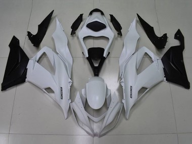 Carenagens Moto Kawasaki ZX6R 2013-2018 - Branco Preto 636