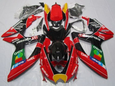Carenagens Moto Suzuki GSXR 600 2008-2010 - Vermelho Laranja Azul Verde Preto JOMO