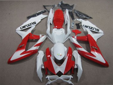 Carenagens Moto Suzuki GSXR 600 2008-2010 - Branco Vermelho