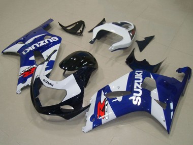 Carenagens Moto Suzuki GSXR 750 2001-2003 - Azul Branco
