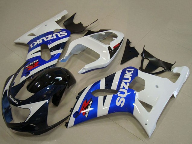Carenagens Moto Suzuki GSXR 750 2001-2003 - Branco Azul Preto Brilhante Vermelho