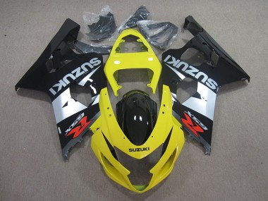 Carenagens Moto Suzuki GSXR 750 2004-2005 - Amarelo Prata Preto