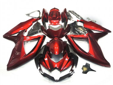 Carenagens Moto Suzuki GSXR 750 2008-2010 - Vermelho Brilhante
