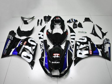 Carenagens Moto Suzuki GSXR 1000 2017-2024 - Preto Branco Azul Motul