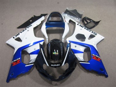 Carenagens Moto Suzuki GSXR 1000 2000-2002 - Branco Azul Preto Brilhante Vermelho