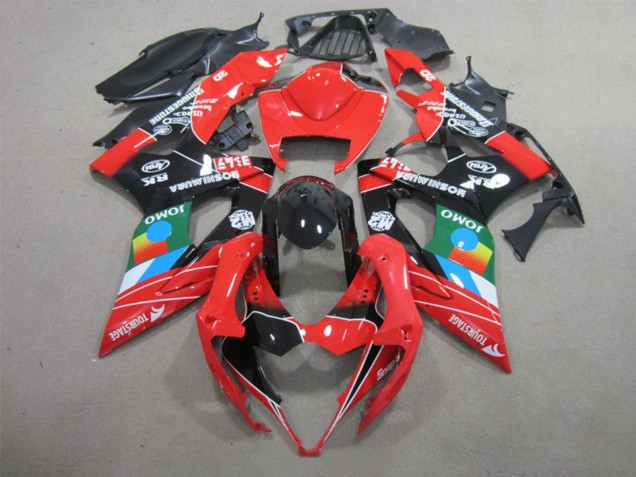 Carenagens Moto Suzuki GSXR 1000 2005-2006 - Vermelho Preto Azul Branco Verde