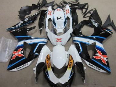 Carenagens Moto Suzuki GSXR 1000 2009-2016 - Branco Azul Amarelo Preto Brux Dark Dog