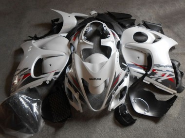 Carenagem Moto Suzuki GSXR 1300 Hayabusa 2008-2020 - Branco Preto