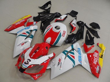 Carenagens Moto Aprilia RS125 2006-2011 - Branco Vermelho Verde Amarelo