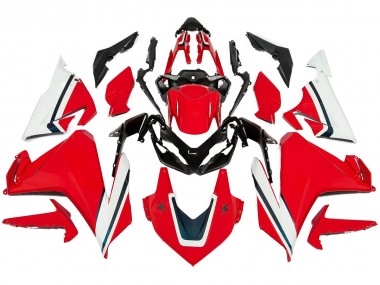Kits Carenagem Moto Honda CBR500R 2022-2023 - Vermelho Branco Preto