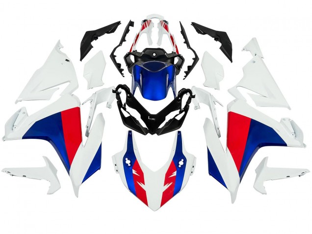 Carenagens Moto Honda CBR500R 2022-2023 - Branco Vermelho Azul