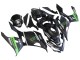 Carenagens Moto Kawasaki EX400 2018-2024 - Preto Fosco Verde Monstro Showr Neve