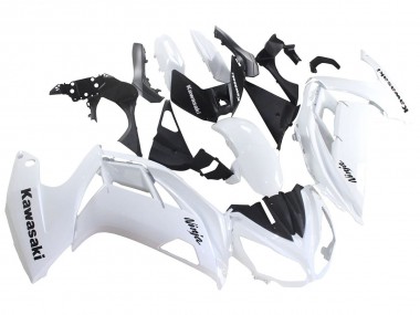 Carenagens Moto Kawasaki EX650 2012-2016 - Branco Preto