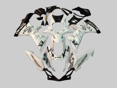 Carenagens Moto Suzuki GSXR 600/750 2011-2024 - Branco Preto Alstare Corona Extra Motul