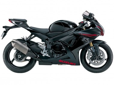 Carenagens Moto Suzuki GSXR 600/750 2011-2024 - Preto Fosco Vermelho