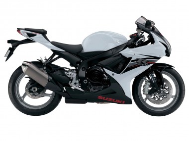 Carenagens Moto Suzuki GSXR 600/750 2011-2024 - Branco Preto