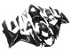 Carenagens Moto Suzuki GSXR 600/750 2011-2024 - Preto Fosco Preto Brilhante