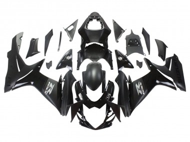 Carenagens Moto Suzuki GSXR 600/750 2011-2024 - Preto Fosco Preto Brilhante