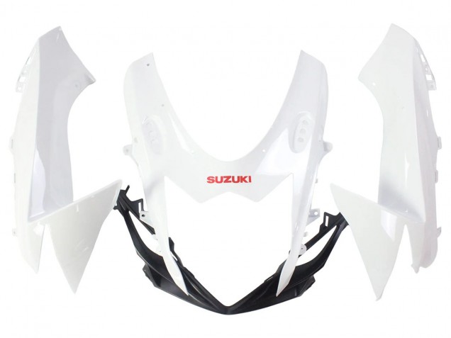 Carenagens Moto Suzuki GSXR 600/750 2011-2024 - Branco Preto Brilhante Vermelho Decal