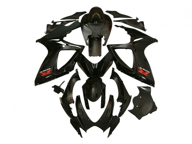 Carenagem Moto Suzuki GSXR 600/750 2006-2007 - Preto Brilhante