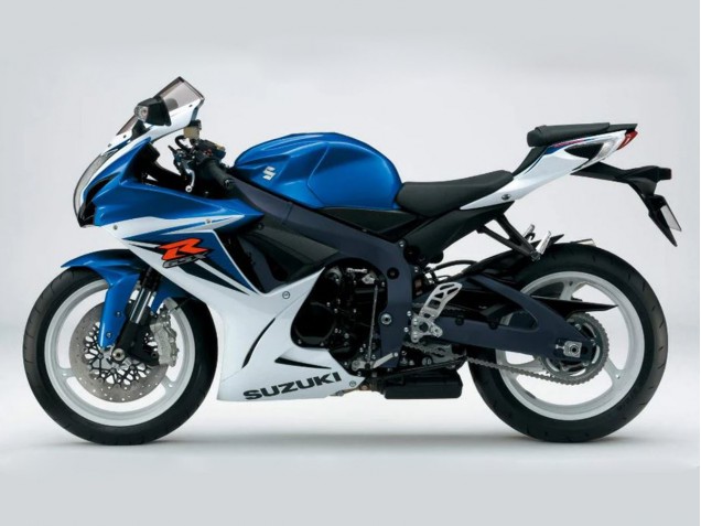 Carenagens Moto Suzuki GSXR 600/750 2011-2024 - Azul Branco