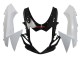 Carenagens Moto Suzuki GSXR 600/750 2011-2024 - Branco Preto Brilhante