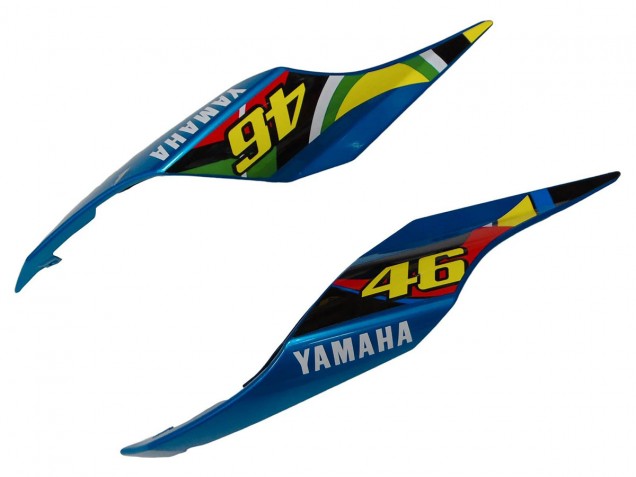 Carenagens Moto Yamaha YZF R1 2015-2019 - Azul Verde Preto Tubarão