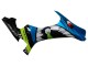 Carenagens Moto Yamaha YZF R1 2015-2019 - Azul Verde Preto Tubarão