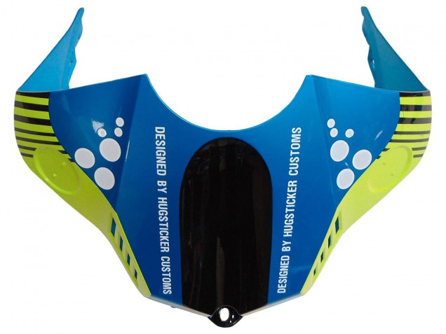 Carenagens Moto Yamaha YZF R1 2015-2019 - Azul Verde Preto Tubarão