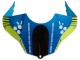 Carenagens Moto Yamaha YZF R1 2015-2019 - Azul Verde Preto Tubarão