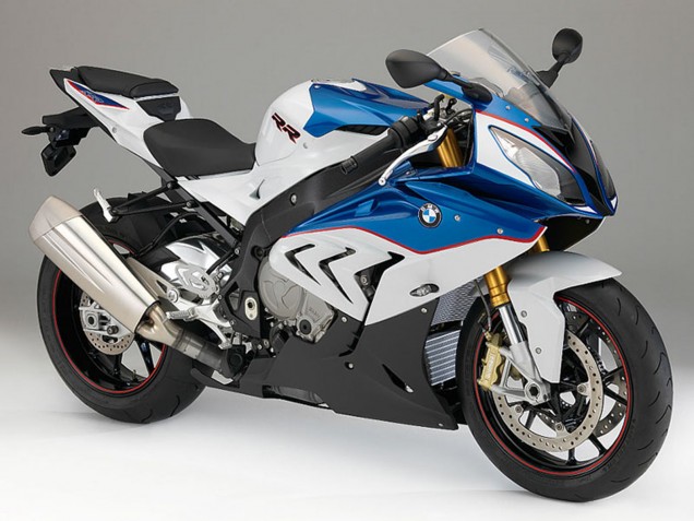 Carenagens Moto BMW S1000RR 2015-2016 - Branco Azul