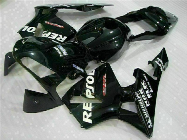 Plástico Honda CBR 600RR 2003-2004 - Preto Plástico Honda CBR 600RR 2003-2004 - Preto