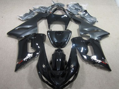 Plástico Kawasaki ZX6R 2005-2006 - Preto Ninja 636