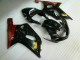 Plástico Suzuki GSXR 600 / 750 K1 K2 K3 2001-2003 - Preto