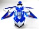 Plástico Suzuki GSXR 600 / 750 K11 2011-2021 - Azul Branco Plástico Suzuki GSXR 600 / 750 K11 2011-2021 - Azul Branco