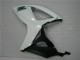 Plástico Suzuki GSXR 600 / 750 K6 2006-2007 - Branco Prata Plástico Suzuki GSXR 600 / 750 K6 2006-2007 - Branco Prata