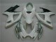 Plástico Suzuki GSXR 600 / 750 K6 2006-2007 - Branco Prata Plástico Suzuki GSXR 600 / 750 K6 2006-2007 - Branco Prata