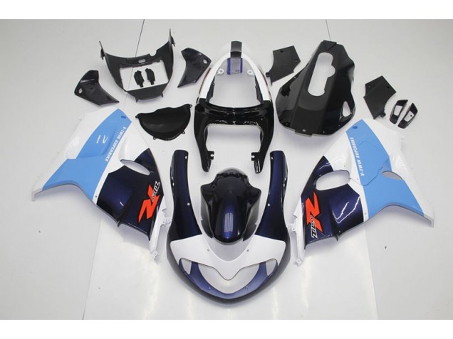 Plástico Suzuki TL1000R 1998-2003 - Azul Branco Plástico Suzuki TL1000R 1998-2003 - Azul Branco