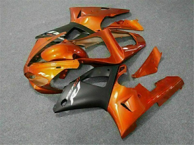 Plástico Yamaha R1 2000-2001 - Laranja Plástico Yamaha R1 2000-2001 - Laranja
