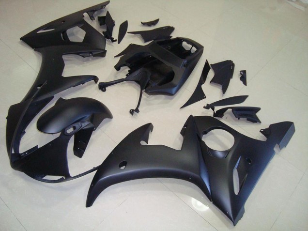 Plástico Yamaha R6 2003-2005 - Preto Fosco Plástico Yamaha R6 2003-2005 - Preto Fosco