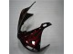 Plástico Yamaha R6 2003-2005 - Preto Vermelho Chama Plástico Yamaha R6 2003-2005 - Preto Vermelho Chama