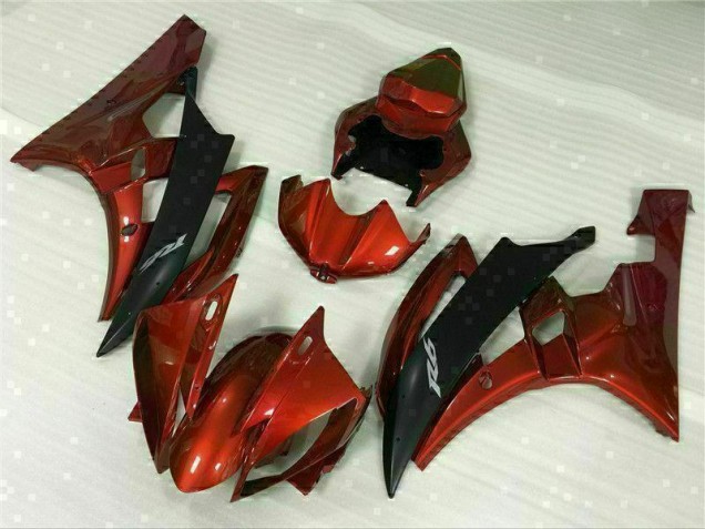 Plástico Yamaha R6 2006-2007 - Vermelho Plástico Yamaha R6 2006-2007 - Vermelho