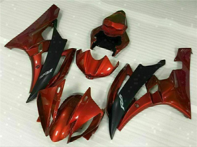 Plástico Yamaha R6 2006-2007 - Vermelho Plástico Yamaha R6 2006-2007 - Vermelho