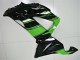 Plásticos Kawasaki ZX6R 2013-2018 - Verde Preto