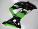 Plásticos Kawasaki ZX6R 2013-2018 - Verde Preto