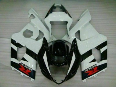 Plásticos Suzuki GSXR 1000 K3 2003-2004 - Branco Preto
